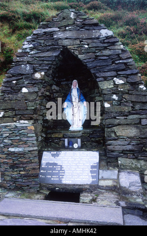 Am Straßenrand Heiligtum der Jungfrau Maria county Kerry Irland Stockfoto