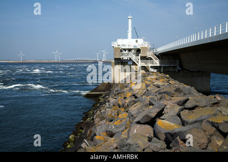 Delta Delta Projektarbeiten Barriere Sturm Barriere Niederlande Holland Stockfoto