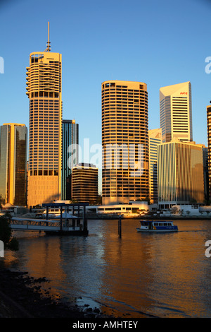 Ansicht des Brisbane River, Brisbane CBD-Queensland-Australien Stockfoto