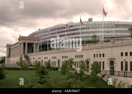 Soldier Field Stadion der Chicago Bears Football Team Chicago Illinois USA Stockfoto