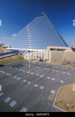 Die Pyramide-Sport-Arena in Memphis TN Stockfoto