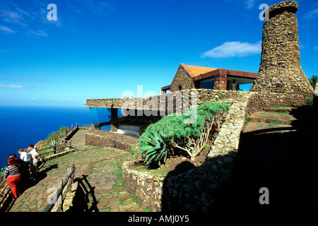 Spanien, El Hierro, Mirador De La Pena von Cesar Manrique Stockfoto