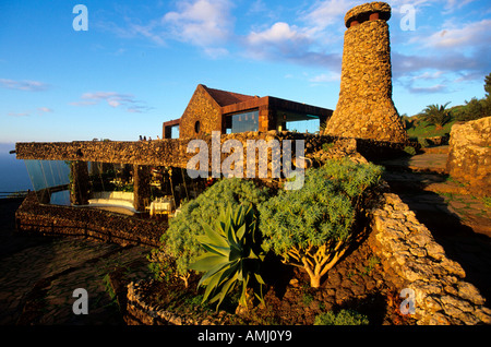 Spanien, El Hierro, Mirador De La Pena von Cesar Manrique Stockfoto