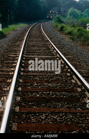 Bahntrasse, Tallahassee, Florida, USA Stockfoto