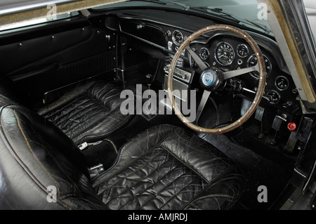 1964 Aston Martin DB5 Interieur Stockfoto