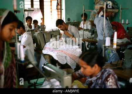 Textilfabrik in Bangladesch Stockfoto