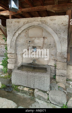 Frühling-Wassertrog Bulgarien Peoples Republik Narodna Republika Bulgariya Balkanhalbinsel Europe Stockfoto