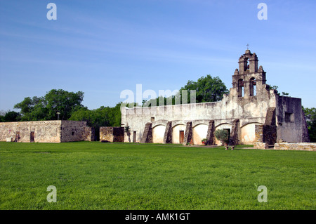 Die historische spanische Mission San Juan Capistrano in San Antonio Texas USA Stockfoto