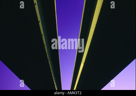 Tempel-Autobahn-Überführung, Edmonton, Alberta, Kanada Stockfoto