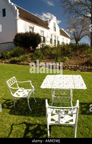 Boschendal Wine Estate Manor House im Kap-holländischen Stil in der Nähe von Franschhoek Stockfoto