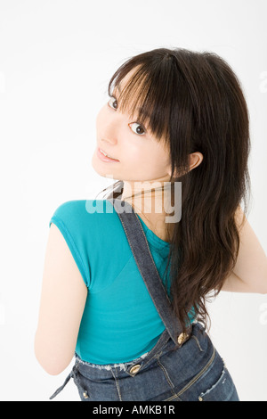 Porträt der jungen Frau Stockfoto