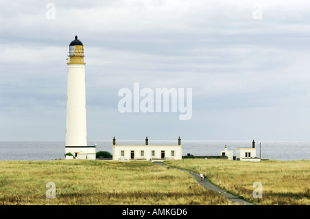 Scheunen-Ness-Leuchtturm in der Nähe von Dunbar, Region Lothian, Schottland Stockfoto