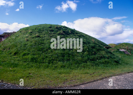 Meath Ireland Knowth Neolithische Passage Grab Stockfoto