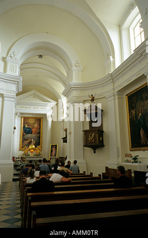 Polen Woiwodschaft Świętokrzyskie Swiety Krzyz St Benedykt Abtei Stockfoto