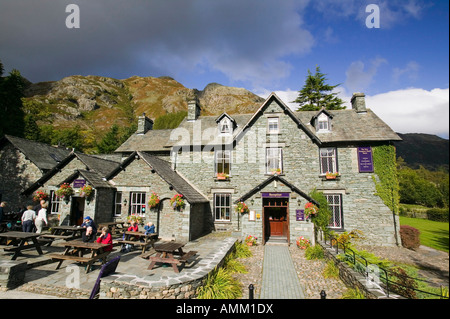 Das neue Dungeon Ghyll Hotel in Langdale, Lake District, Großbritannien Stockfoto