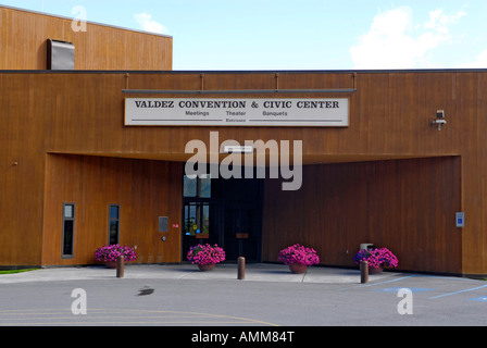 Valdez Convention and Civic Center Port Valdez Prinz-William-Sund Alaska AK USA U-S Stockfoto