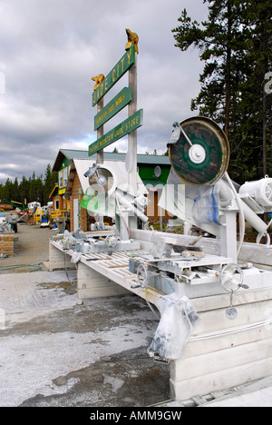 Größte jade Jade City Minen in Welt Cassiar Mountains Cassiar Highway Vancouver BC Kanada Bergbau kostbaren Edelsteine Edelstein Stockfoto