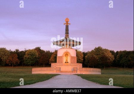 Friedens-Pagode Milton Keynes Buckinghamshire England Stockfoto