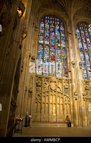 Kings College Chapel innen Cambridge University England UK 2007 Stockfoto