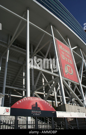 Rice-Eccles Stadium der University of Utah in Salt Lake City Oktober 2007 Stockfoto