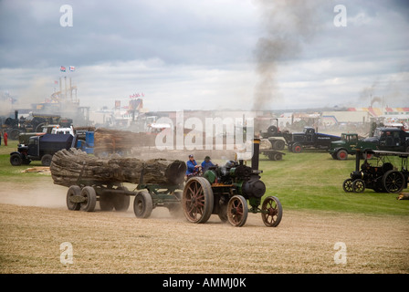 Dampftraktor bei der 2007 Great Dorset Steam Fair Blandford Forum Dorset-England Stockfoto