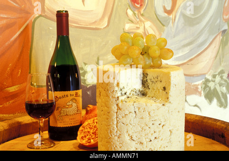 Molkerei Fairview, verschiedene Käse und Weinkeller, Paarl, Westkap, Südafrika Stockfoto