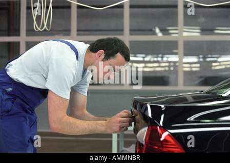 BMW-Fertigung des Modells 3.20i, Kaliningrad, Russland Stockfoto