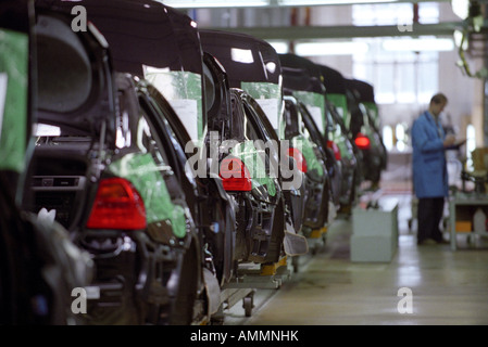 BMW-Fertigung des Modells 3.20i, Kaliningrad, Russland Stockfoto