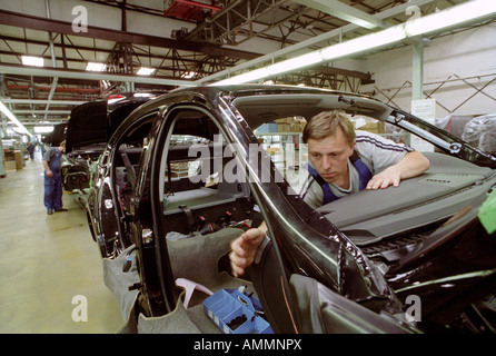 BMW-Fertigung des Modells 3.20i, Kaliningrad, Russland Stockfoto