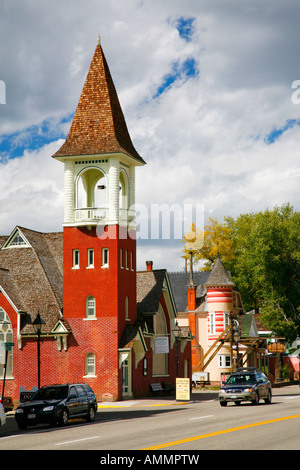 Kirche auf der Hauptstraße, Leadville, Colorado Stockfoto