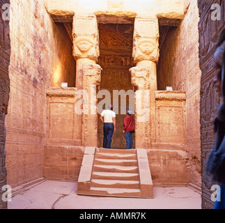 Tempel der Hathor, Denderah, Ägypten Stockfoto