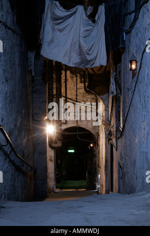 DAS INNERE DES MARY KING ES CLOSE, EDINBURGH. Stockfoto