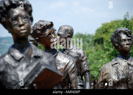 Little Rock Nine Denkmal Stockfoto