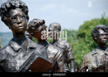 Little Rock Nine Denkmal Stockfoto