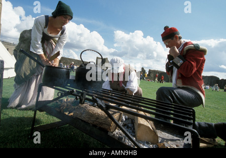 68. Durham helle Infanterie anzeigen Team Stockfoto