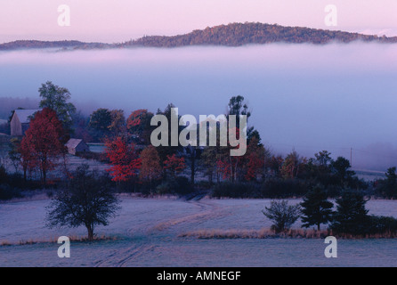 Herbstmorgen, Kingston Creek, New Brunswick, Kanada Stockfoto