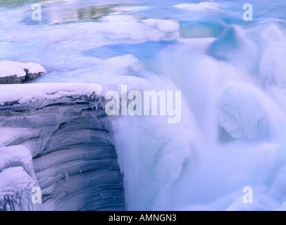 Athabasca Falls, Jasper Nationalpark, Alberta, Kanada Stockfoto