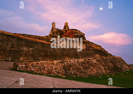 Castillo de San Felipe de Barajas Cartagena, Kolumbien Stockfoto