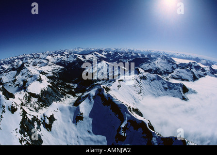 Berge, Nordküste, British Columbia, Kanada Stockfoto