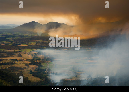 Bushfire, Finch Hatton, Pioneer Valley, Queensland, Australien Stockfoto