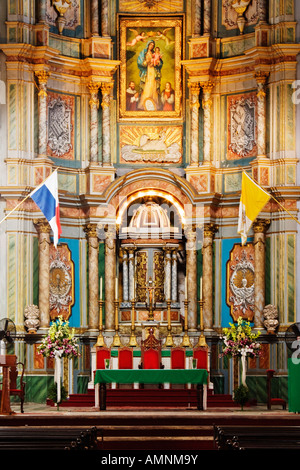 Innenraum der Kathedrale, Casco Viejo, Panama City, Panama Stockfoto