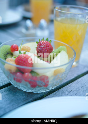 Stillleben mit Frühstückstisch Stockfoto