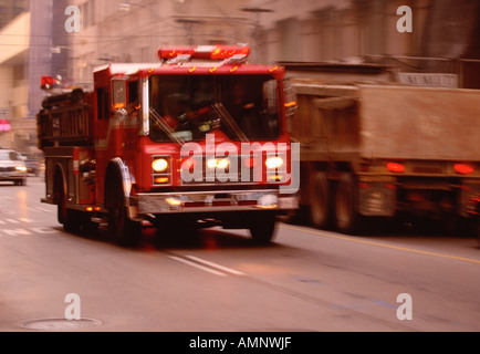 Feuerwehrauto Stockfoto