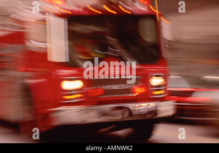 Feuerwehrauto Stockfoto