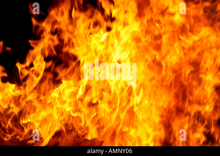 Feuer Flammen Stockfoto