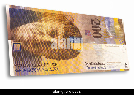 Schweizer Währung Stockfoto