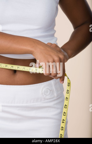 Afrikanerin Mess Taille Stockfoto