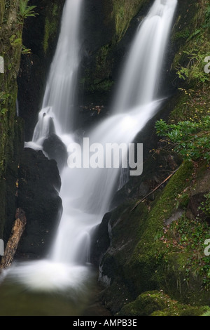 Stockghyll Kraft-Wasserfälle in der Nähe von Ambleside Seenplatte Stockfoto