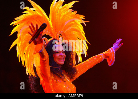 Diana Ross im Konzert in der Odyssey Arena Stockfoto