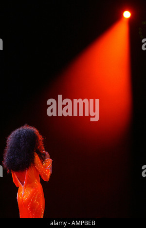 Diana Ross im Konzert in der Odyssey Arena Stockfoto